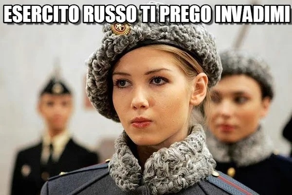 Немного смешные мемы итальянцев о русских