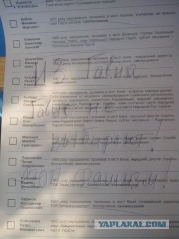 Мое голосование во Львове