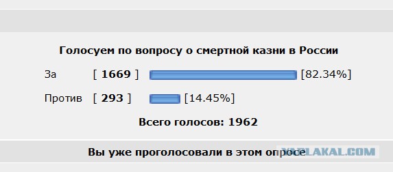 В РФ может вернуться смертная казнь