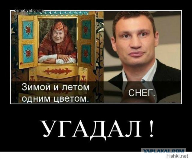 Кличко: Ответный удар