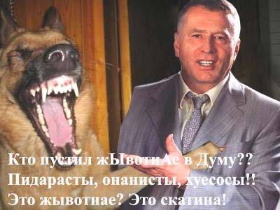 Жириновский и букет