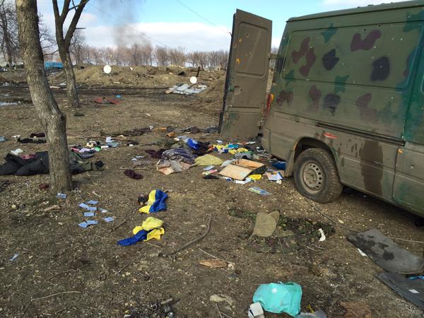 Бои в районе Дебальцево, февраль 2015 г.
