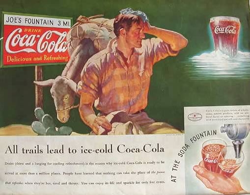 Старая реклама Coca-cola (13 принтов)