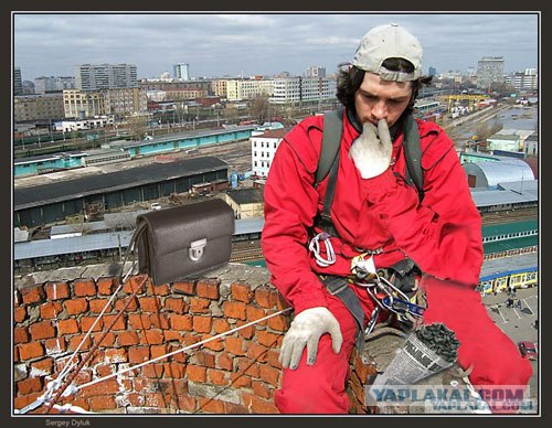 Фотожаба: Грустный альпинист