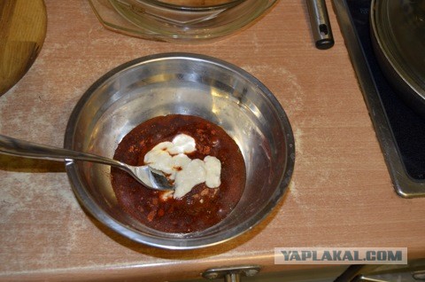 Фаршированная курица.