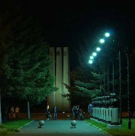 Аллея маршалов Победы в Комсомольске-на-Амуре