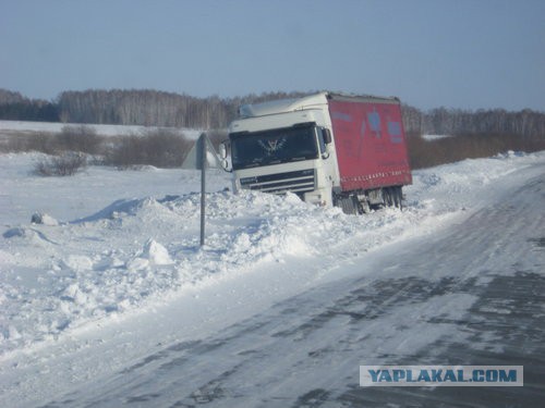 Москва—Сахалин на тягаче МАЗ-5440 (март 2013 года)