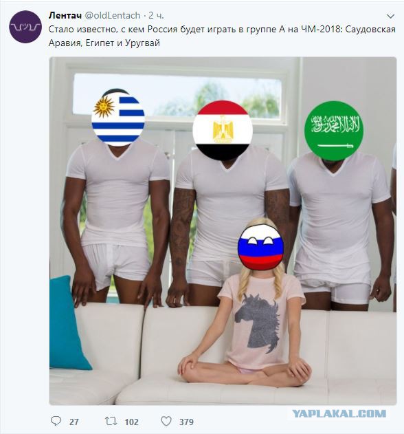 Стали известны первые соперники России на ЧМ по футболу