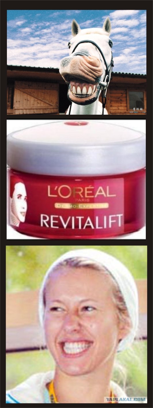 Фотожаба: L'Oreal разгладит все морщины