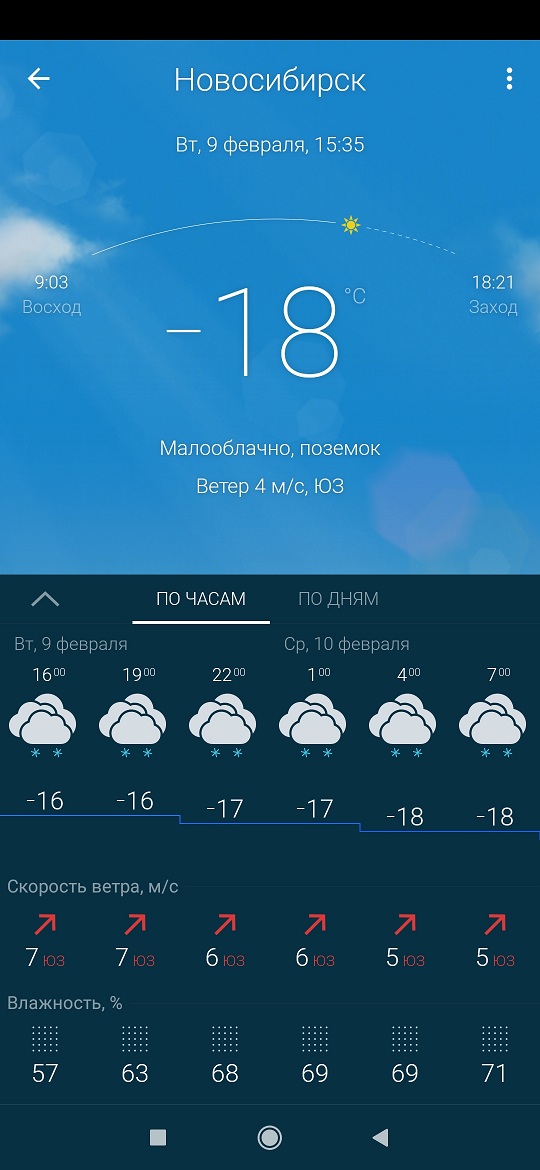 "Аномальные морозы"