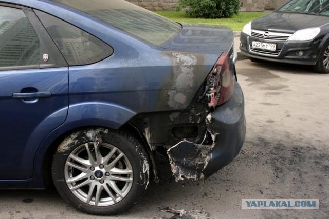 В Москве снова стали жечь автомобили