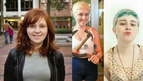 Фото девушек до, и после того как стали феминистками