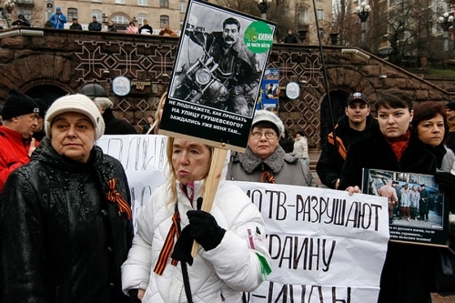 Мариинский парк и ул. Грушевского 26.02.14