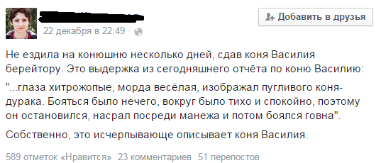 Скутерист и наездница