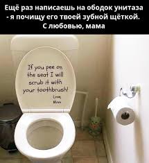Матриархат на примере стульчака для унитаза.