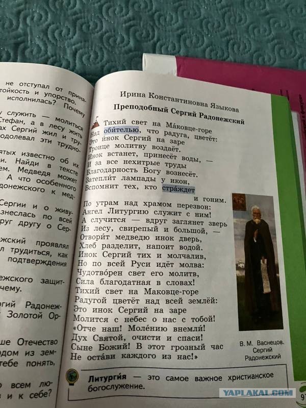 Просто учебник у сына 2-го класса