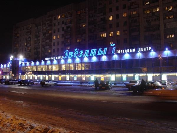 Россия ночью
