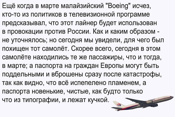На Украине рухнул Боинг-777 малайзийских авиалиний
