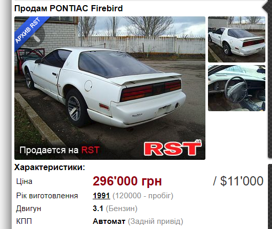 Реставрация Pontiac Firebird Tans Am 1988