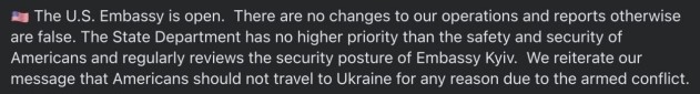 Посольство США покинет Киев