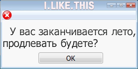 Вот и лето почти пролетело...