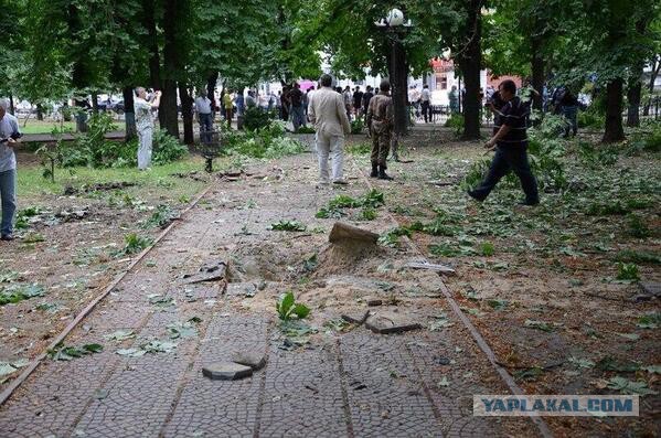 Луганск. Авиаудар