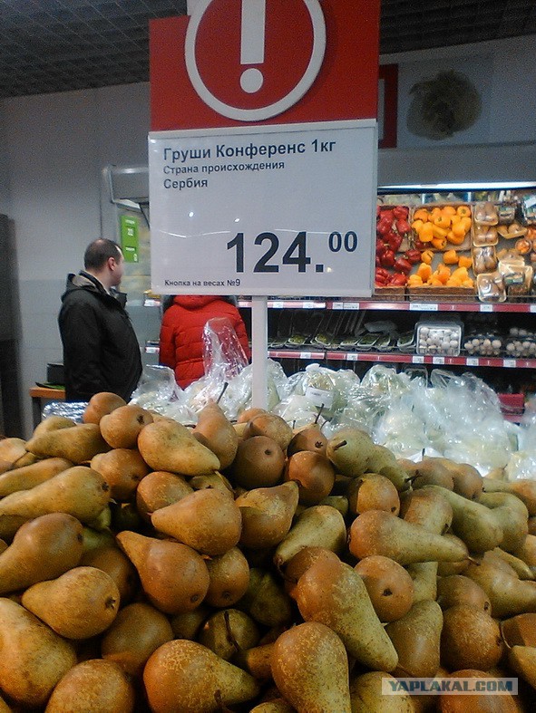 Цены на овощи в Москве!
