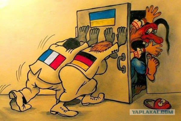 Украинский кризис: иностранная карикатура