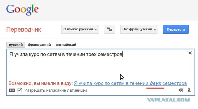 Google переводчик. 18+