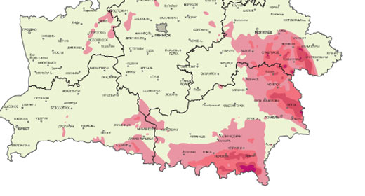 Радиационная карта беларуси. Зоны радиоактивного заражения в Белоруссии. Зона заражения Чернобыльской АЭС В Белоруссии. Чернобыль карта заражения Беларуси. Карта радиации после Чернобыля в Белоруссии