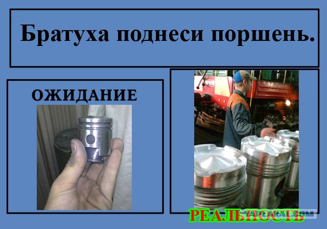 Фотожаба: Ожидание / Реальность