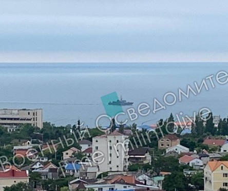 Кадры удара беспилотного катера по СРК «Иван Хурс» рядом с проливом Босфор