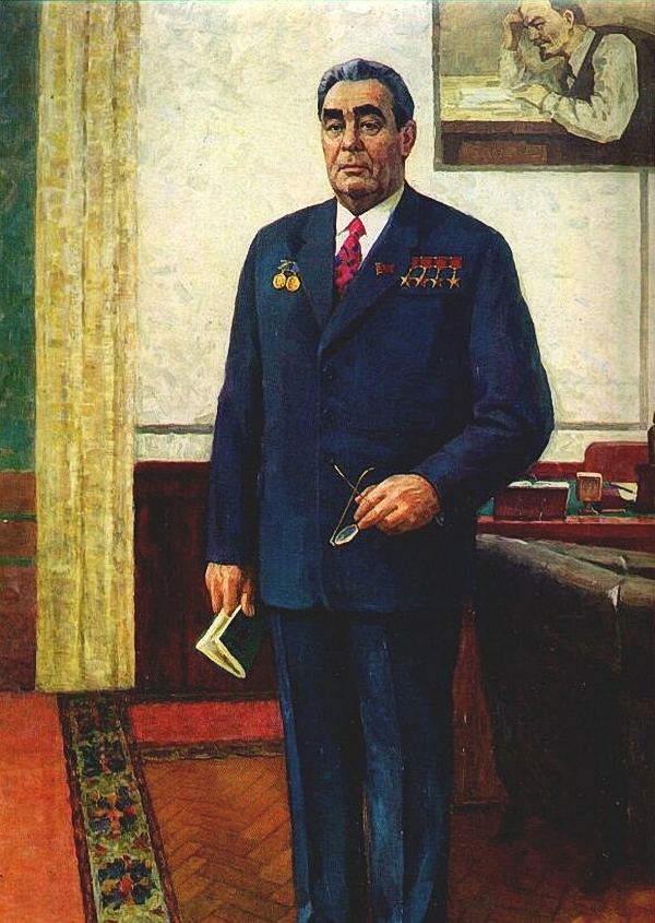 Биография Л.И. Брежнева в рисунках Бориса Лебедева