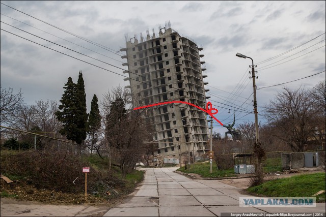 Севастополь: Дом на Капитанской после подрыва