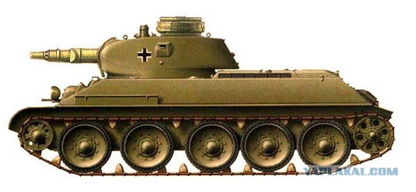 Немецкие варианты переделки Т-34