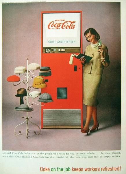 Старая реклама Coca-cola (13 принтов)