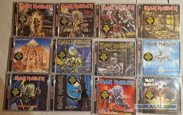 Эдди Хед на обложках Iron Maiden
