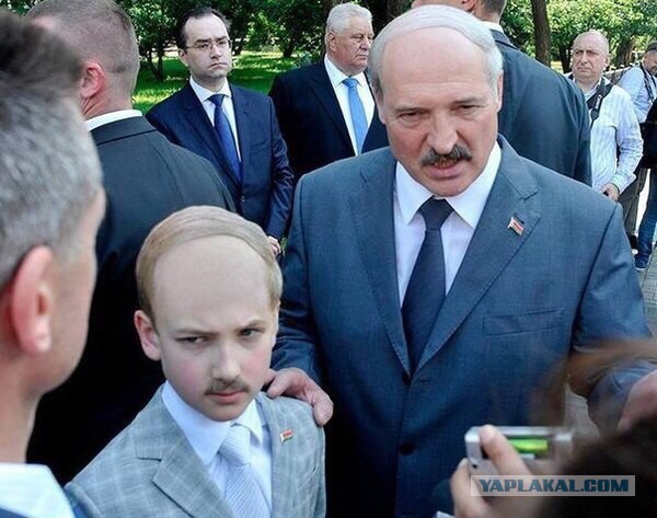 Коля с папой