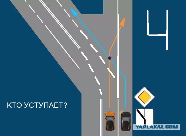 Кто уступает?