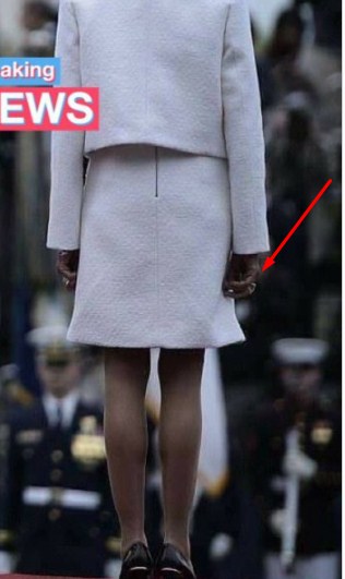 На фото Мелания Трамп и Брижит Макрон