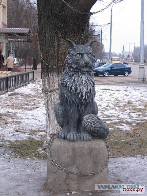 Памятники котам со всего света.