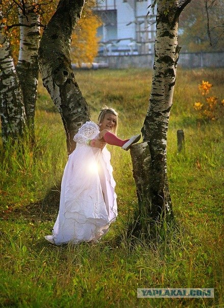 Забавные свадебные фото