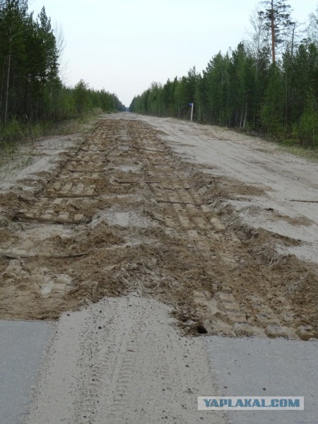 В Томской области мужчина разобрал и украл единственную дорогу в село