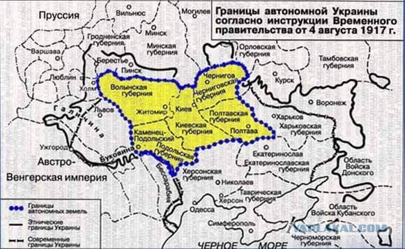 Кулеба показал Блинкену карту с Крымом и Кубанью в составе Украины