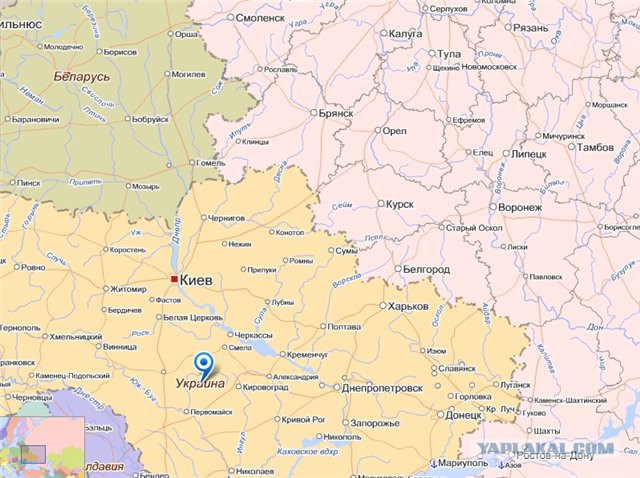 Воронеж карта границы с украиной