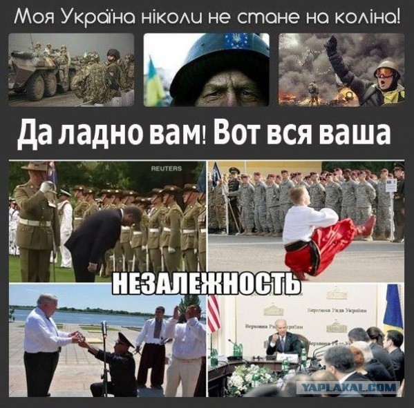 Американский флаг в Широкино