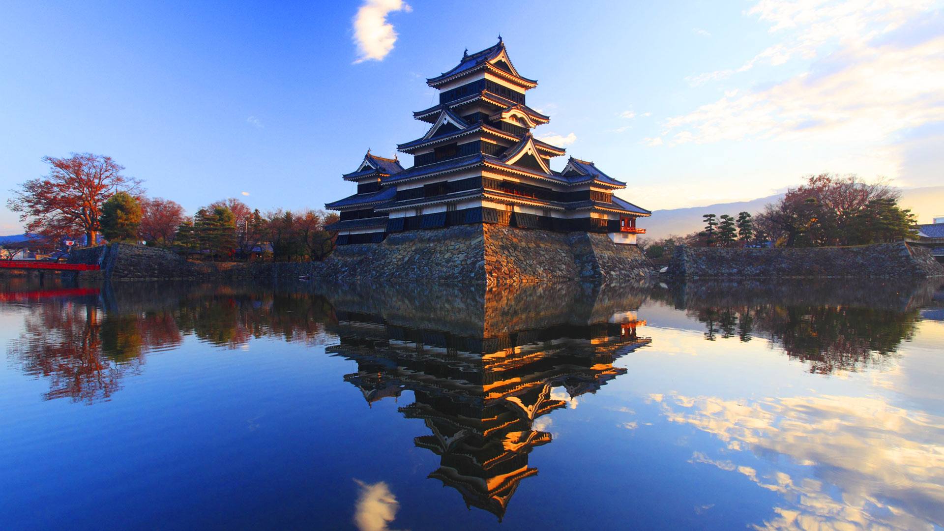 страны архитектура Замок Мацумото япония country architecture Castle Matsumoto Japan загрузить