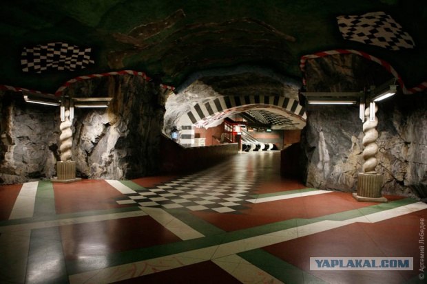 Метро Стокгольма (8 фото)