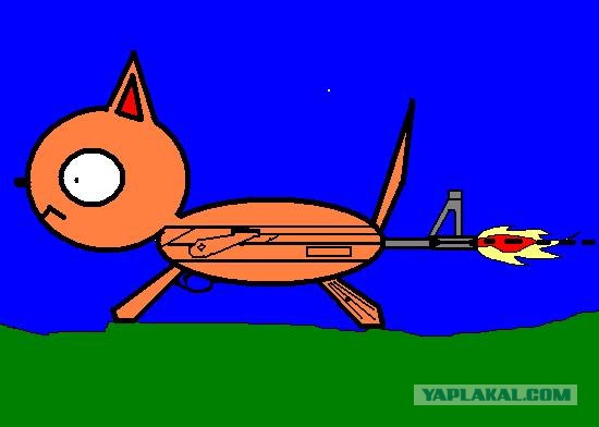 Paint рулит, коты гадят