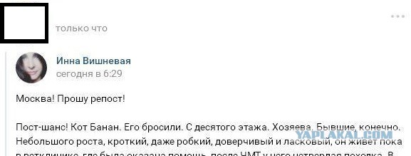 Поговорю с добрыми москвичами. Посторонним В.